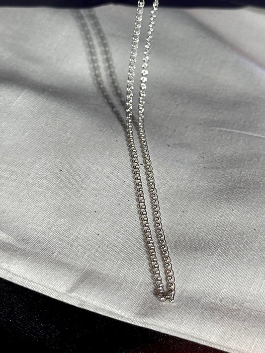 Silver 925 Cuban link chain