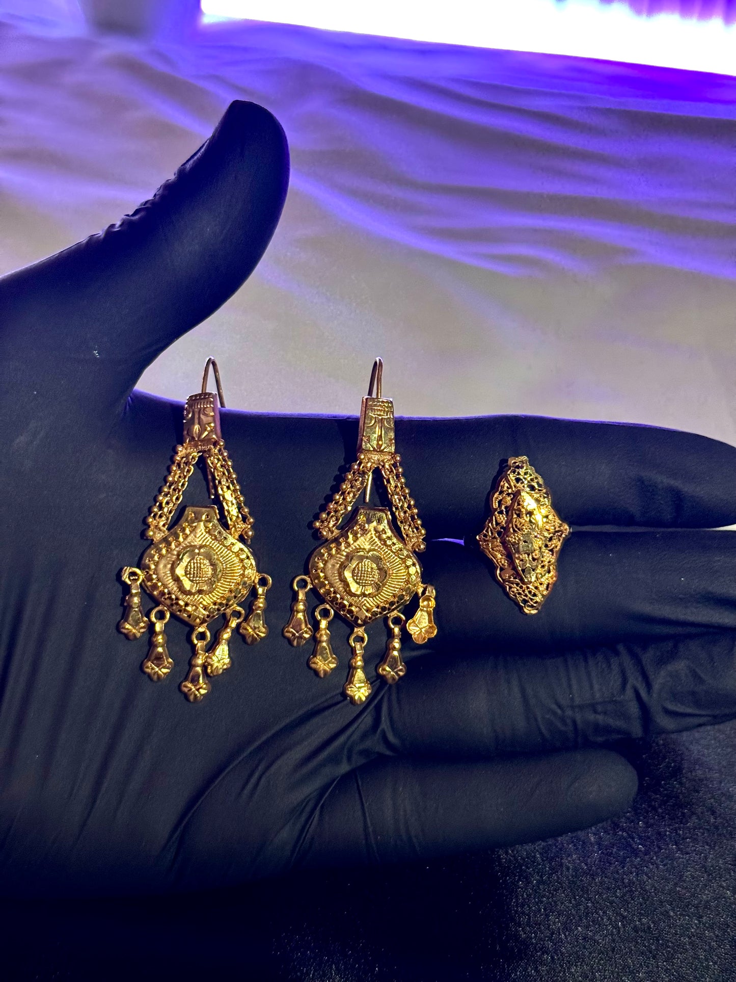 Gold plated Gaani set (gs001)