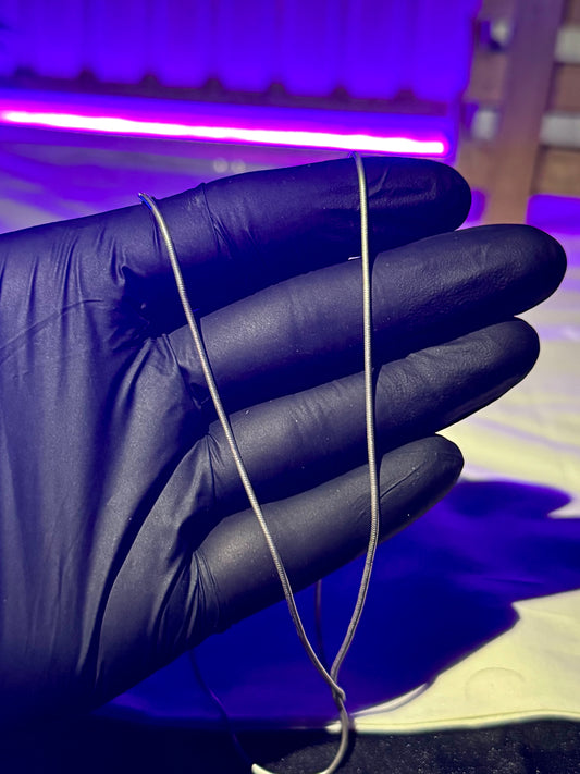 Silver 925 round snake Chain