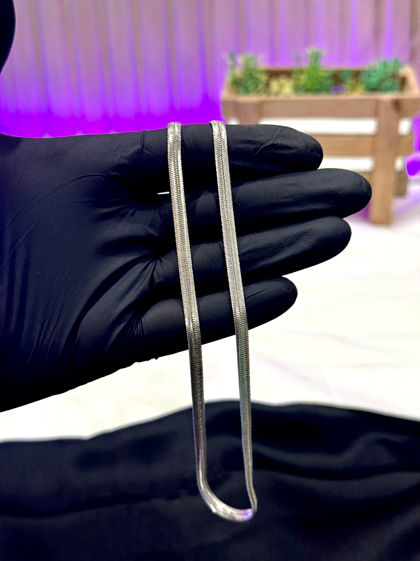 Silver 925 flat snake Chain