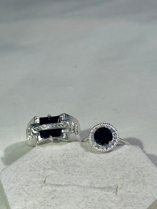 Silver 925 Couple ring