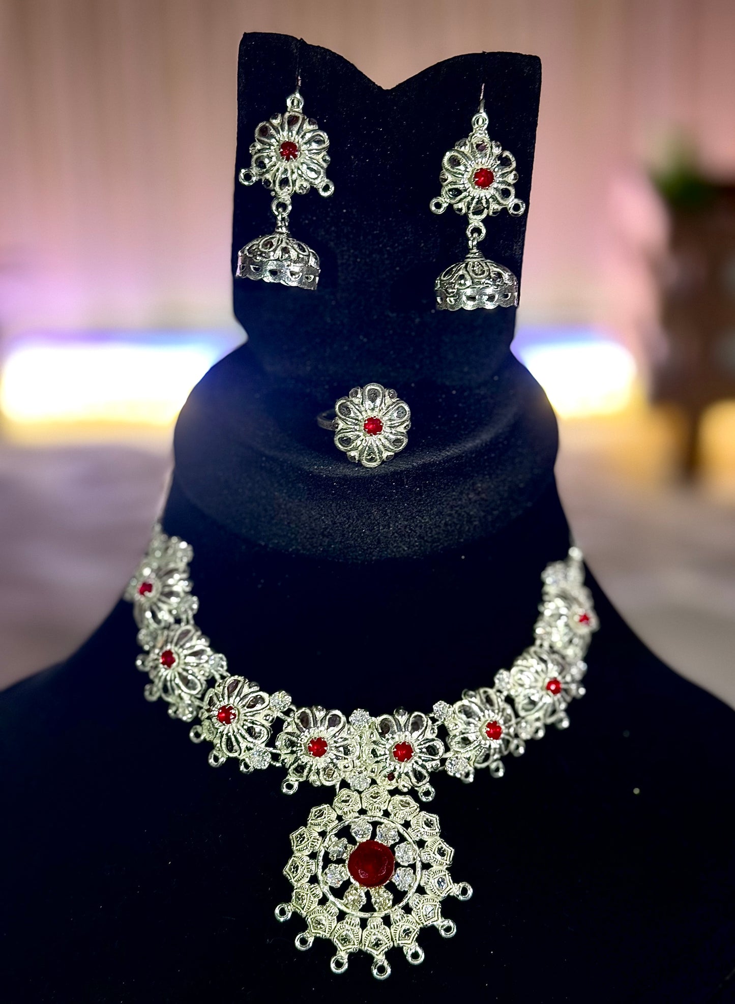 Silver casting Gaani set (gcs003)