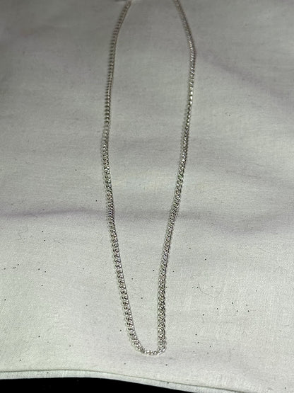 Silver 925 Cuban link chain