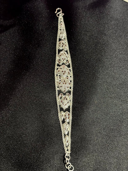 Silver di-piece bracelet (lb001)