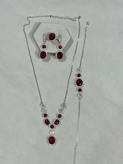 Silver 925 Necklace set
