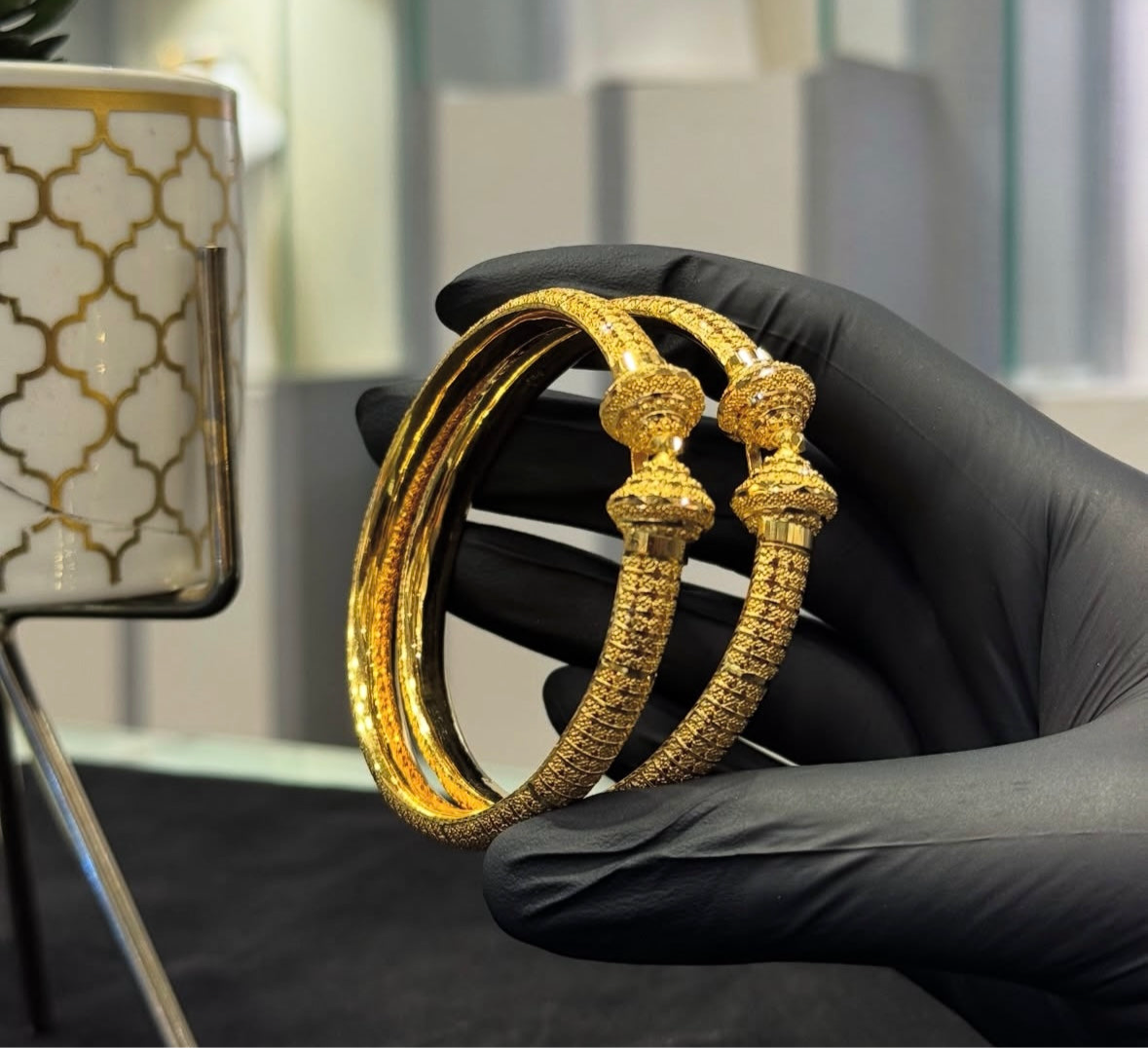 Customised  Dome shape casting Bangles