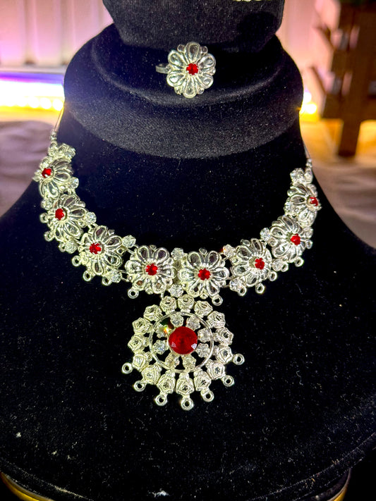 Silver casting Gaani set (gcs003)