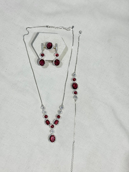 Silver 925 Necklace set