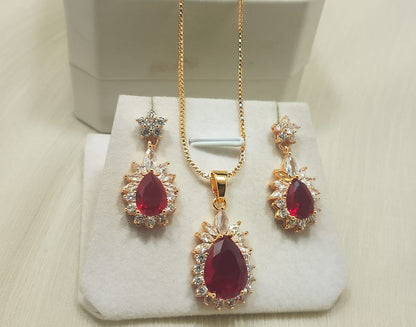 Zarcon Locket & earrings