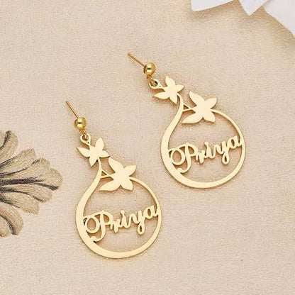 Customised Name Earrings