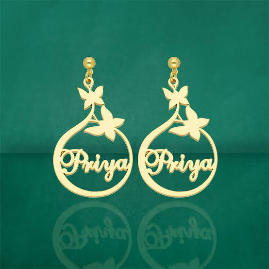 Customised Name Earrings
