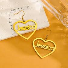 Customised Name Earrings