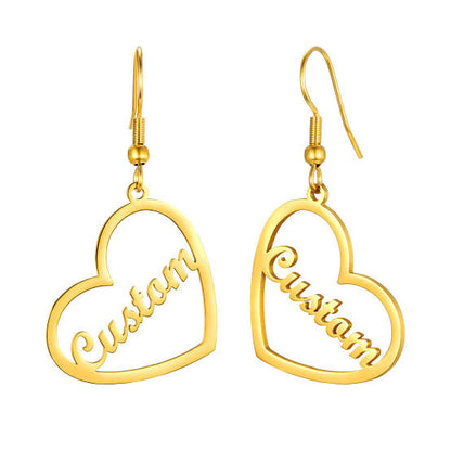 Customised Name Earrings
