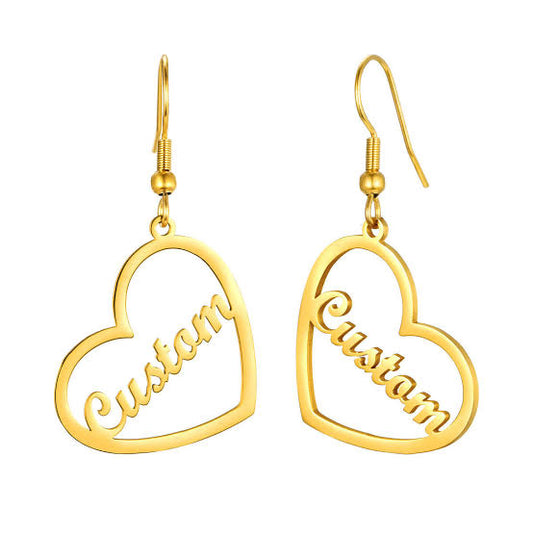 Customised Name Earrings