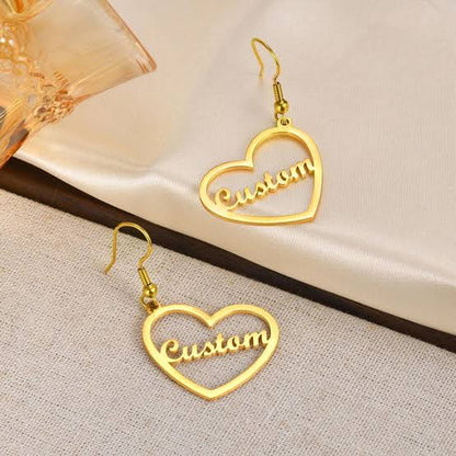 Customised Name Earrings
