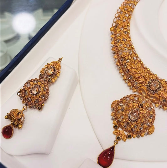 Customised Collar shaped Bridal set