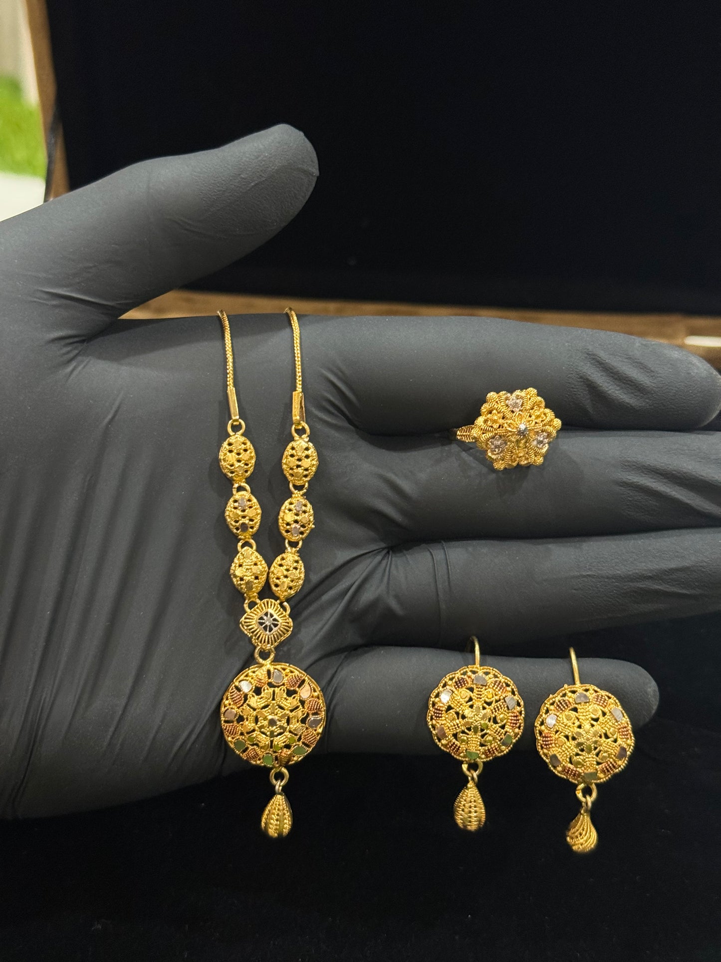 Rp Gold plated Mala set (mt001)