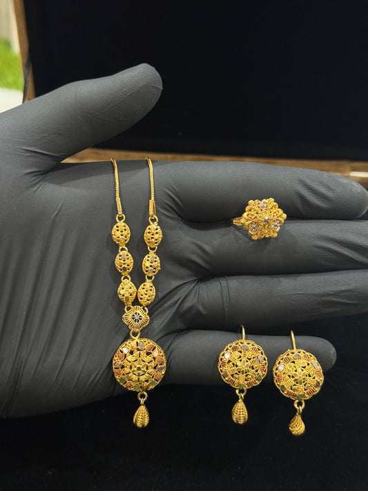 Rp Gold plated Mala set (mt001)