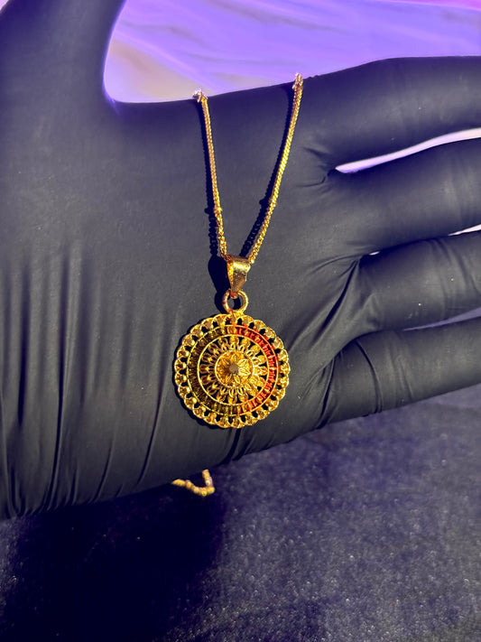 Gold plated Pendant (pt001)