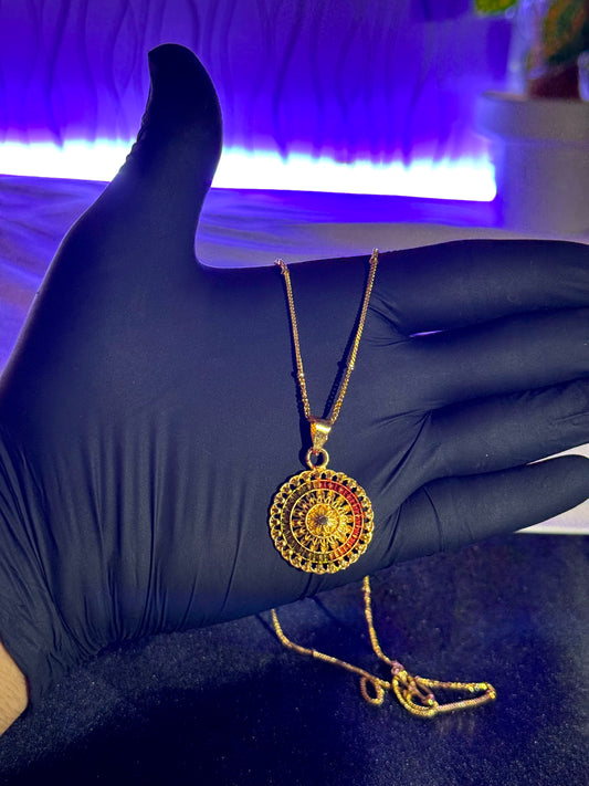 Gold plated Pendant (pt001)