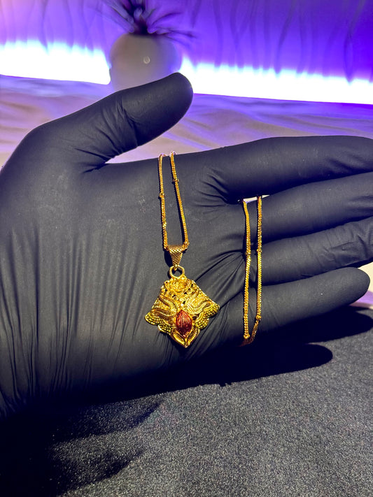 Gold plated Pendant (pt002)