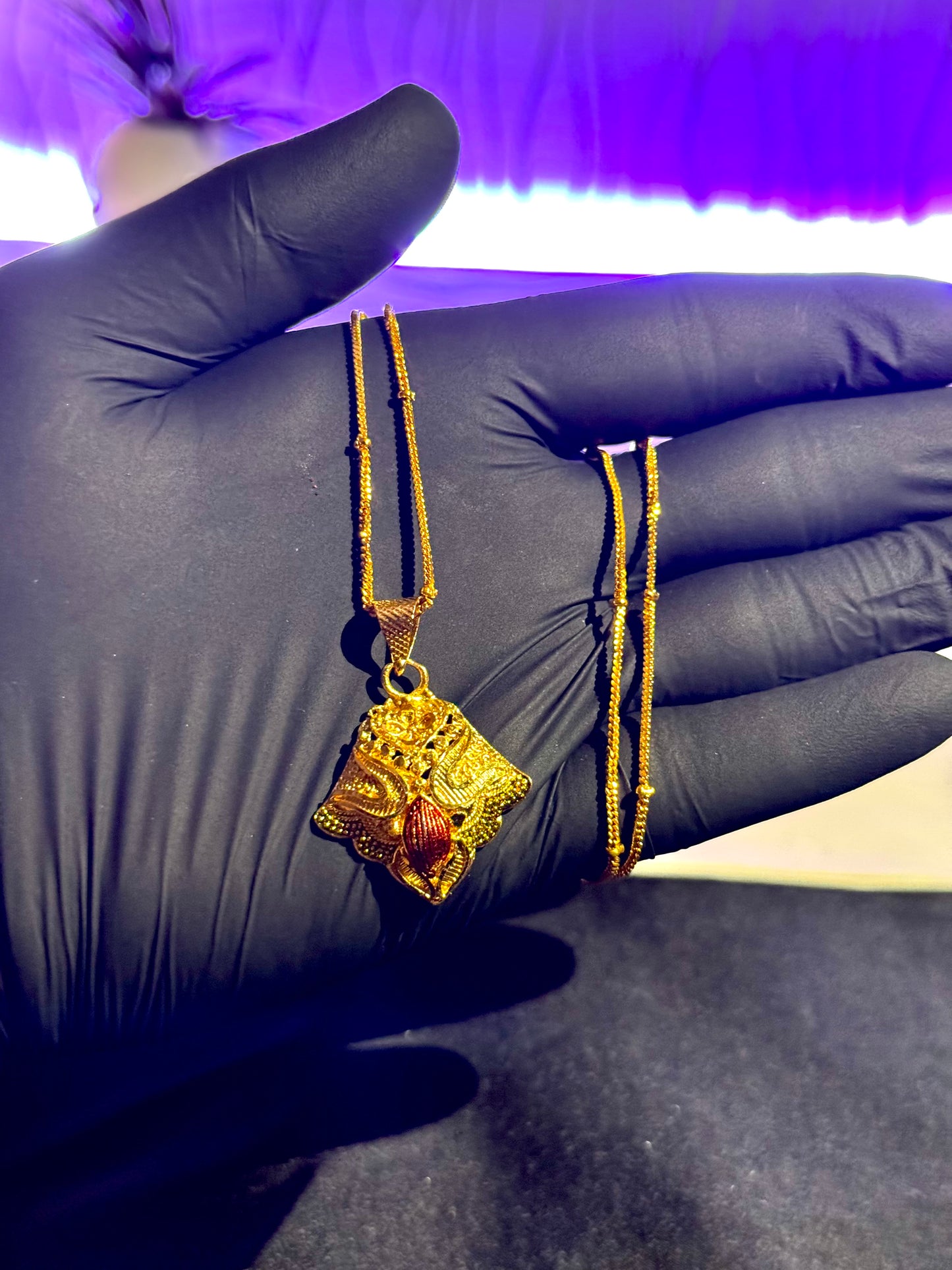 Gold plated Pendant (pt002)