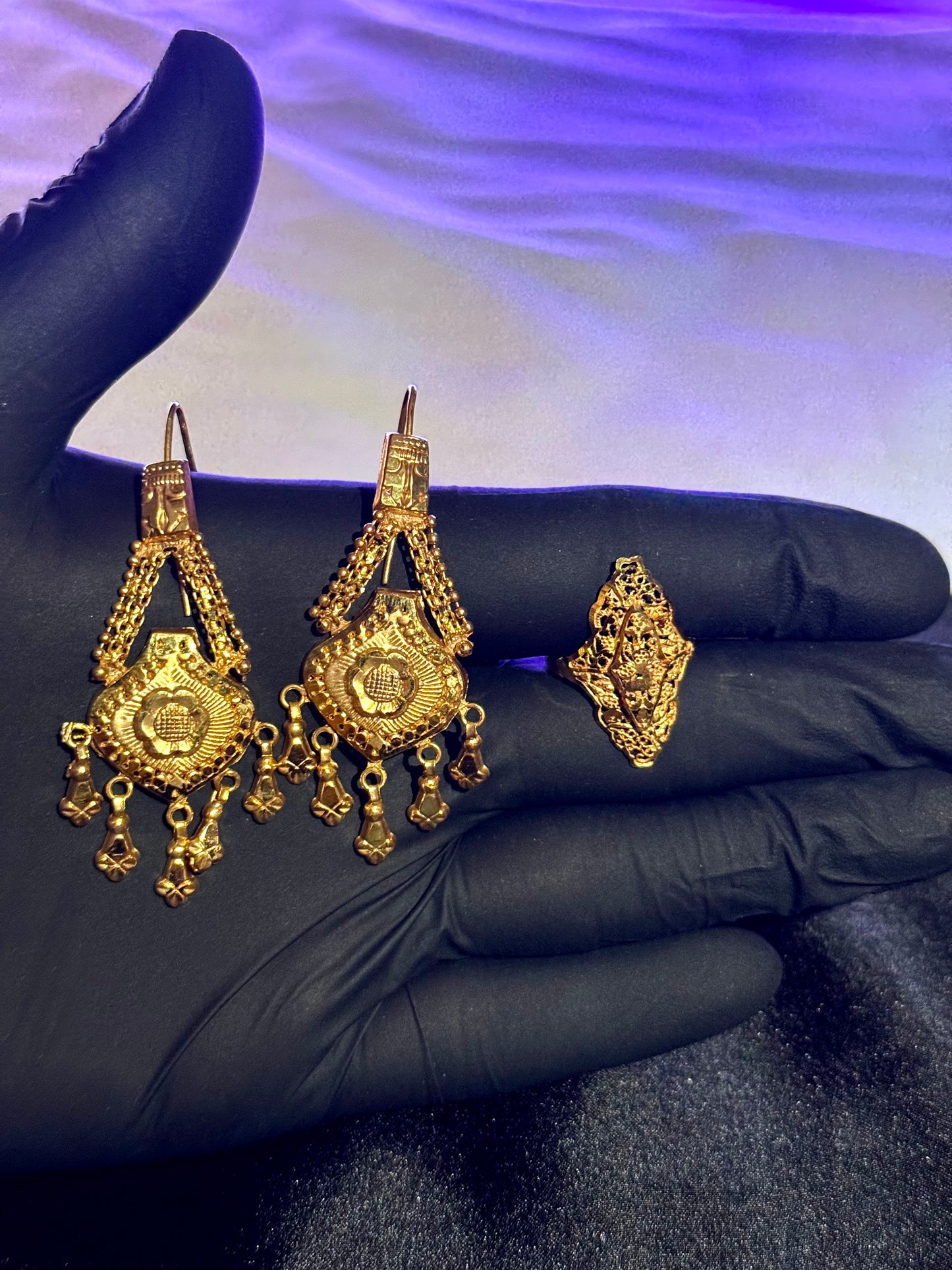 Gold plated Gaani set (gs001)