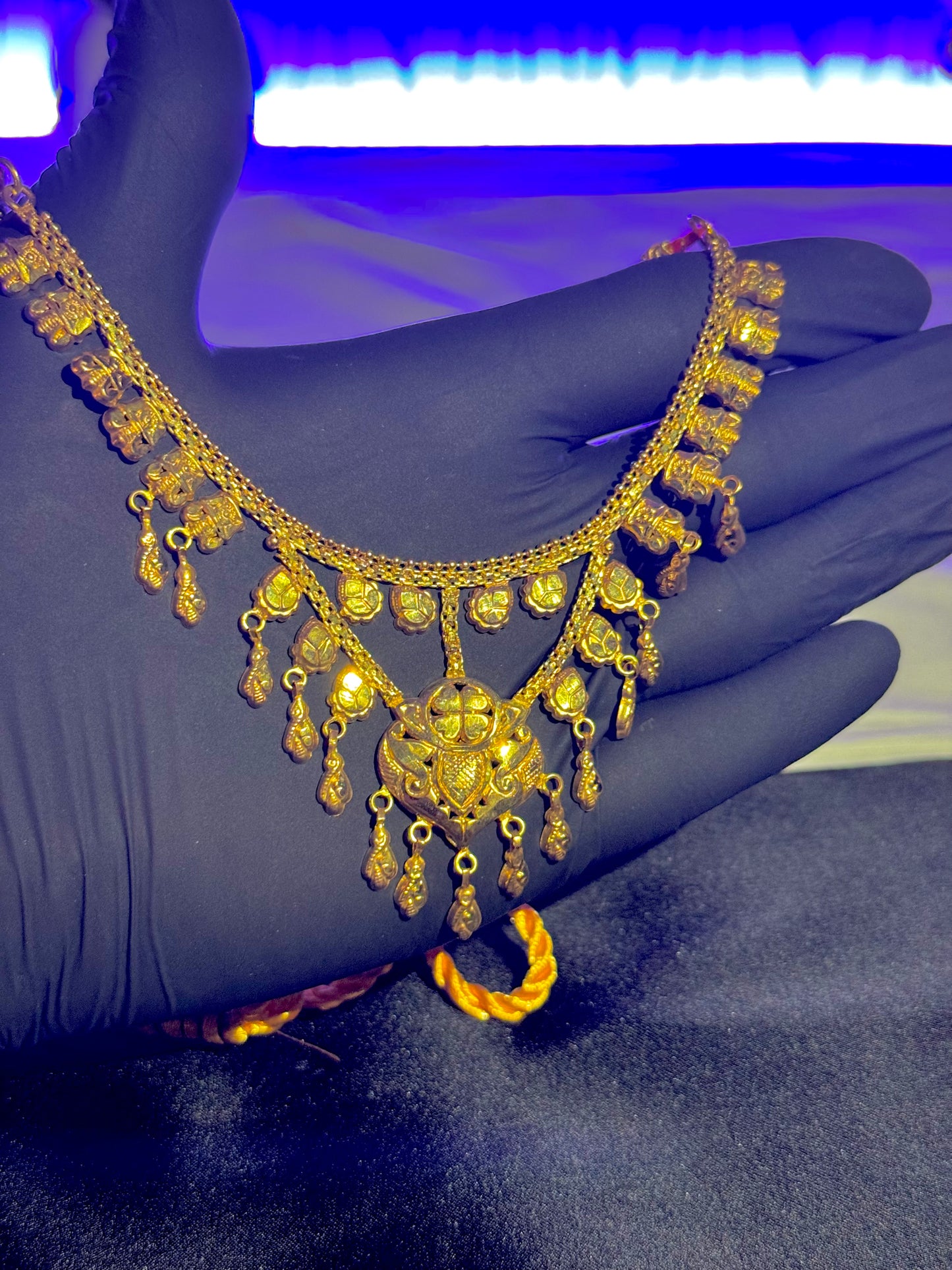Gold plated Gaani set (gs004)