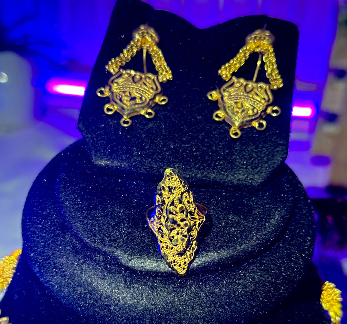 Gold plated Gaani set (gs005)