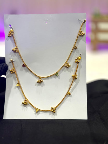 Gold-toned Anklets/Payal (pl002)