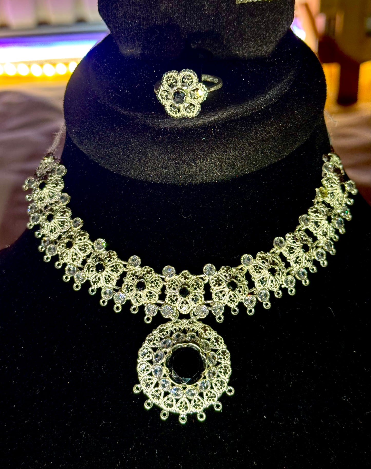 Silver casting Gaani set (gcs002)