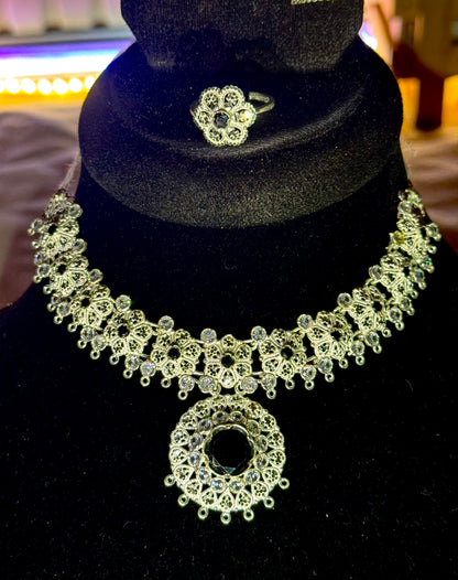 Silver casting Gaani set (gcs002)