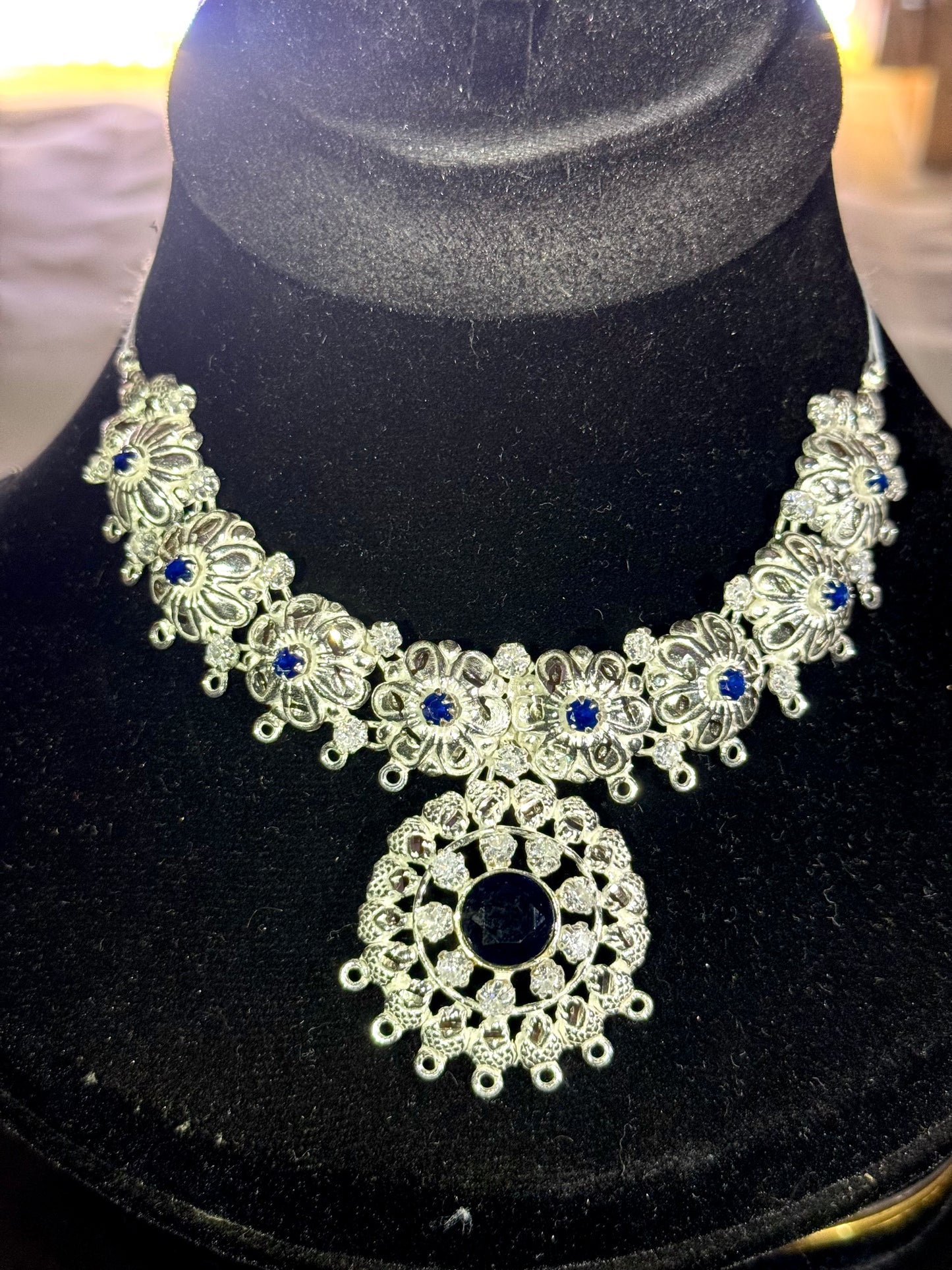 Silver casting Gaani set (gcs004)