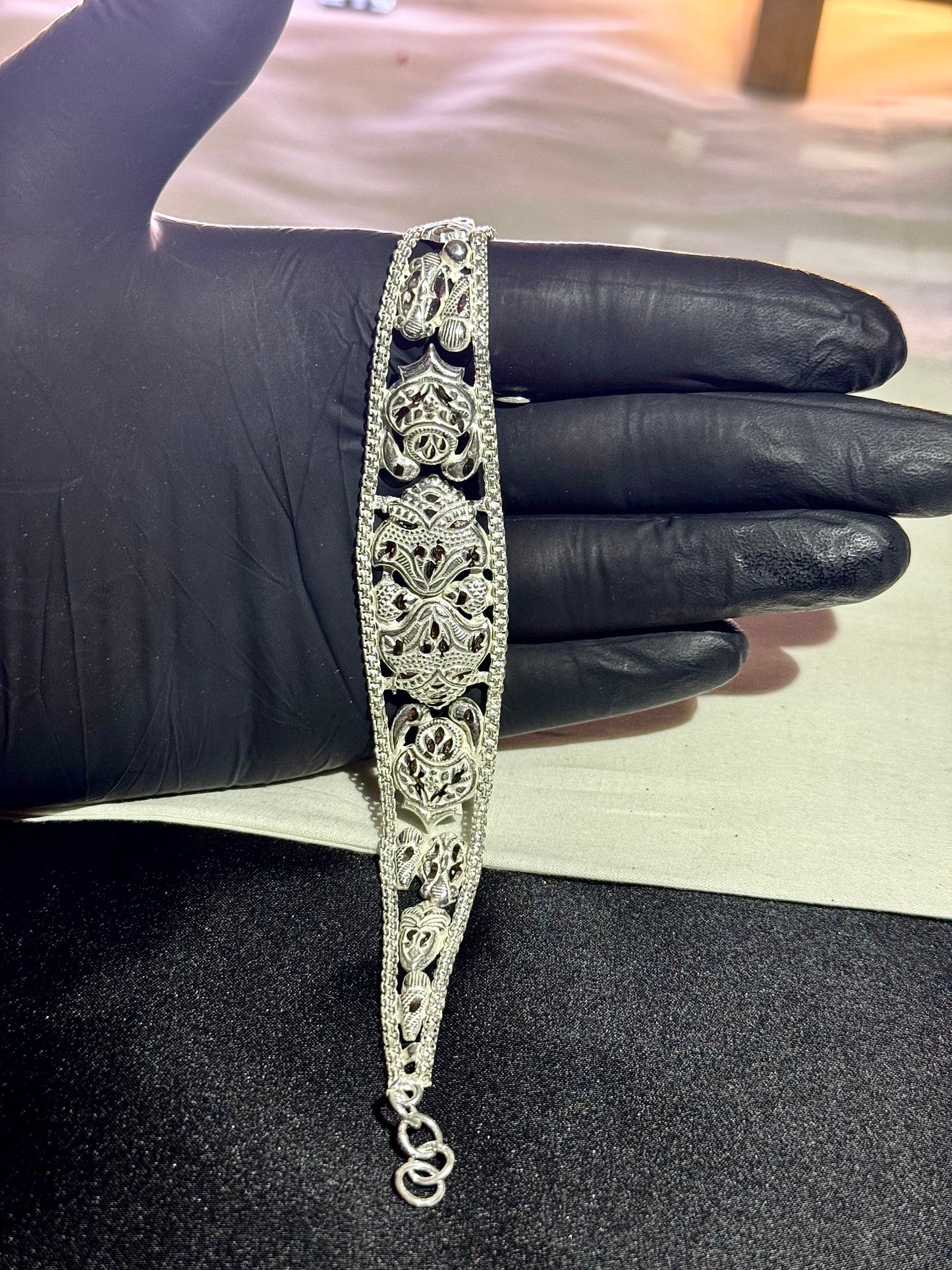 Silver di-piece bracelet (lb001)