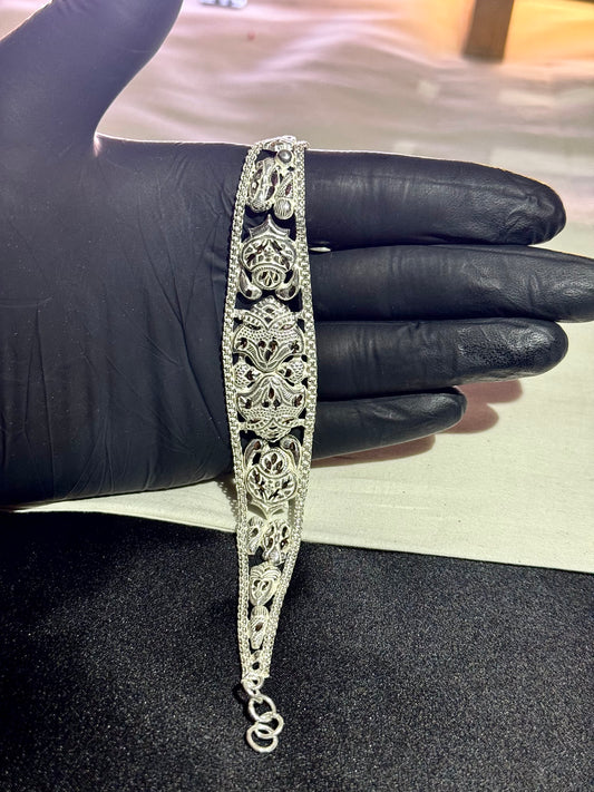 Silver di-piece bracelet (lb001)