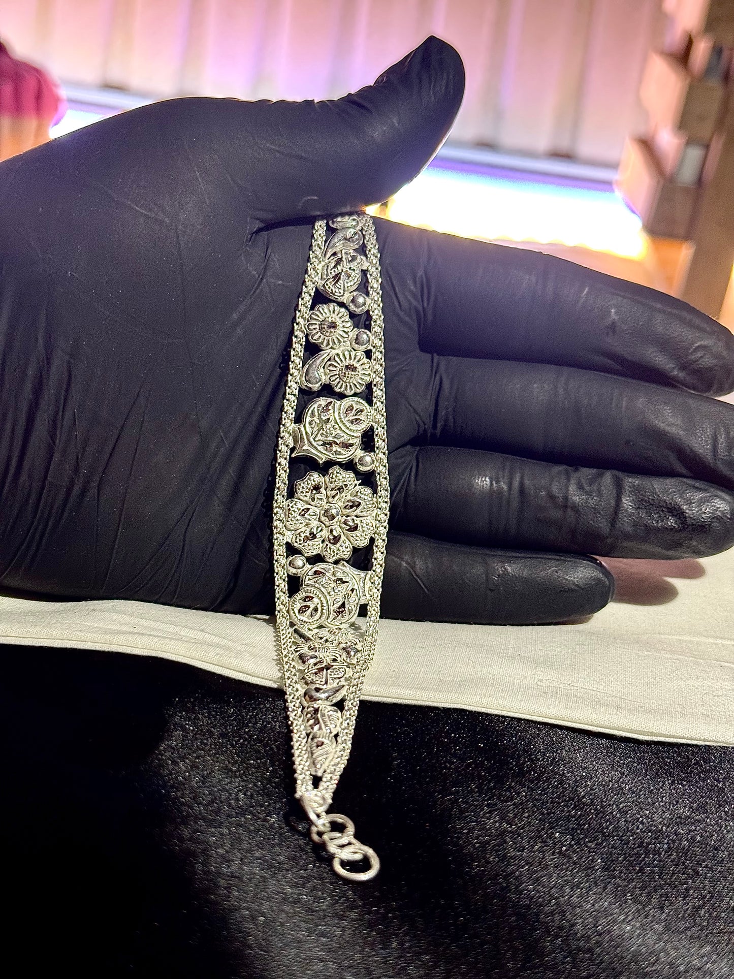 Silver di-piece Bracelet (lb002)