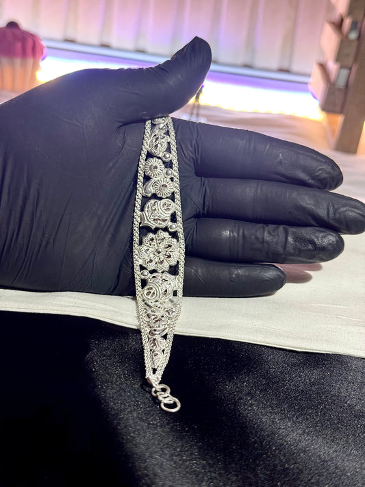 Silver di-piece Bracelet (lb002)