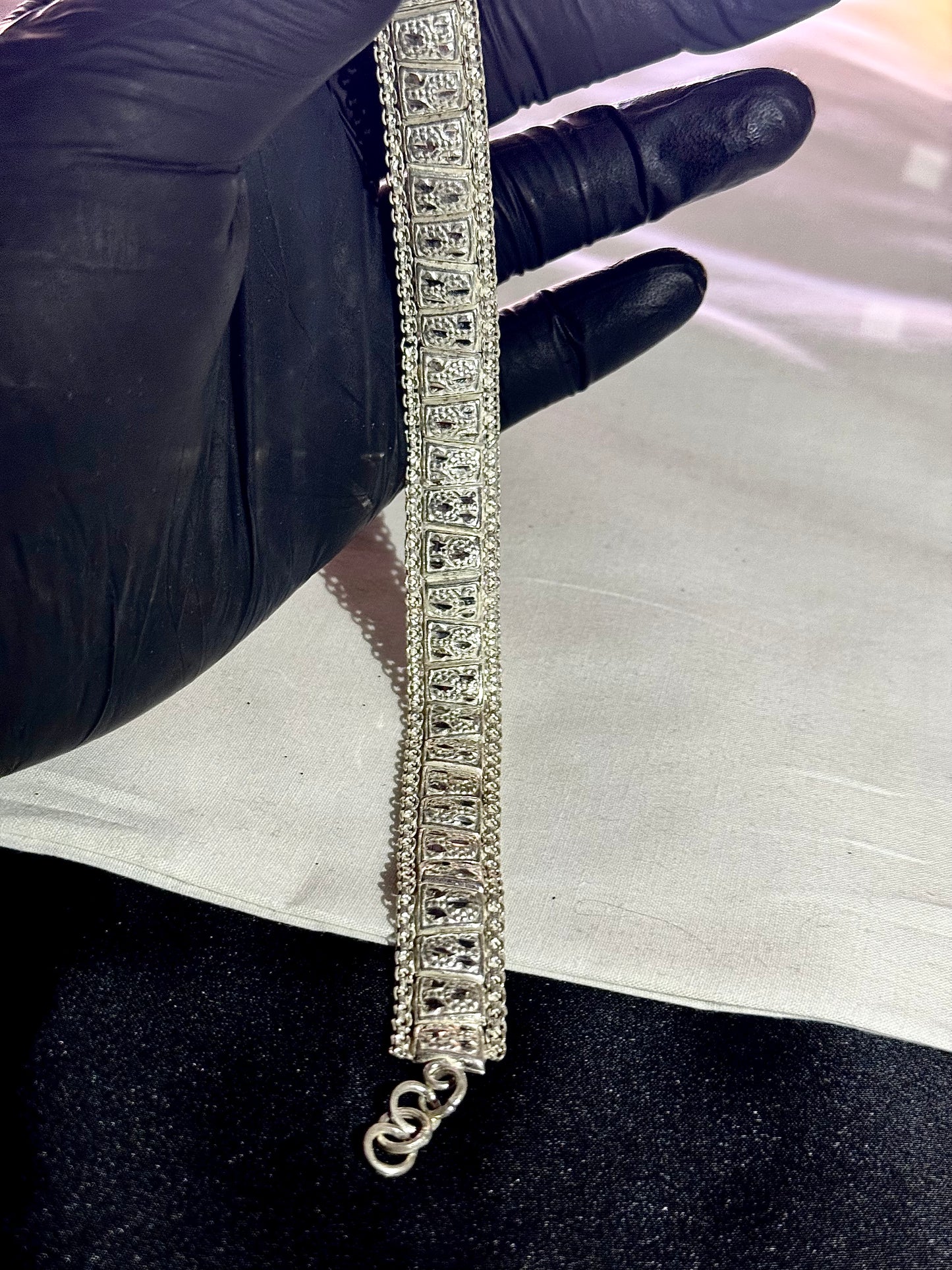 Silver di-piece Bracelet (lb003)