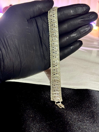 Silver di-piece Bracelet (lb003)