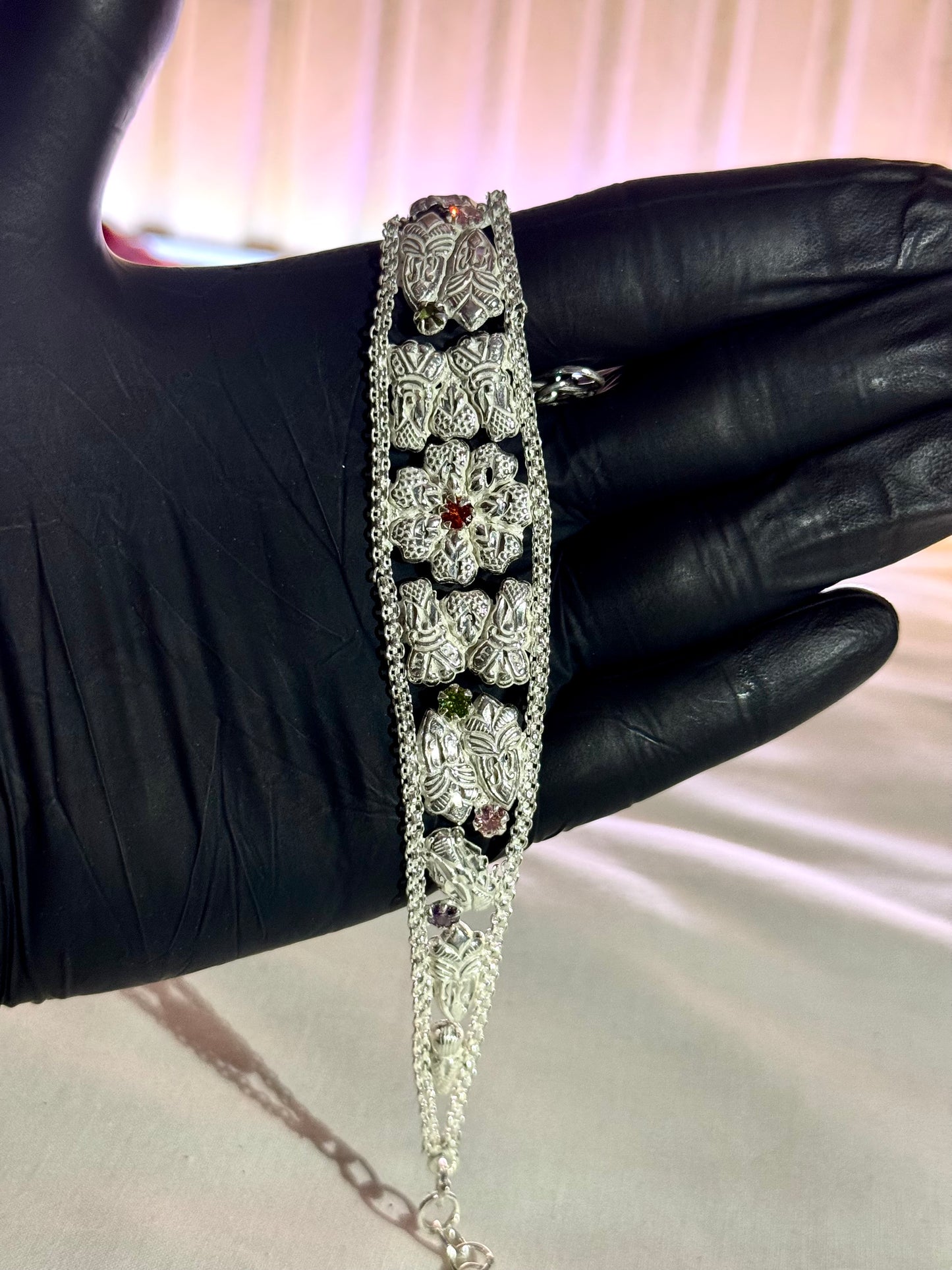 Silver di-piece Bracelet (lb004)