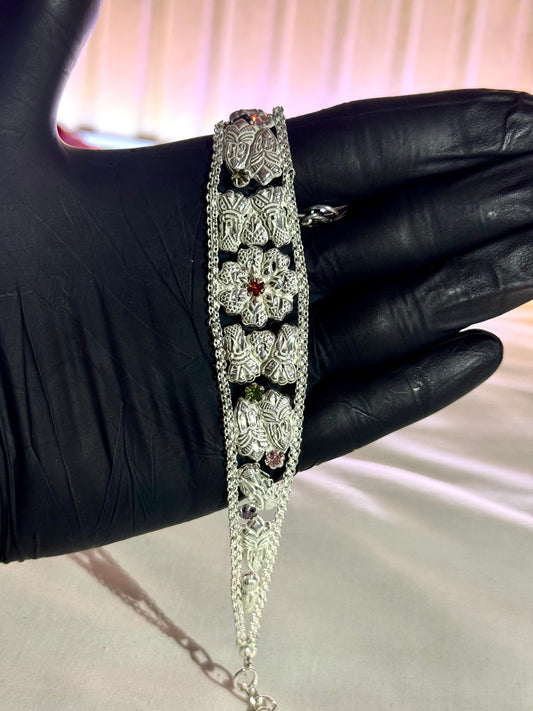 Silver di-piece Bracelet (lb004)