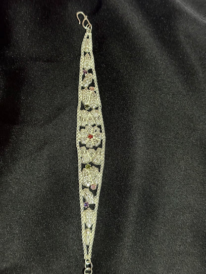 Silver di-piece Bracelet (lb004)