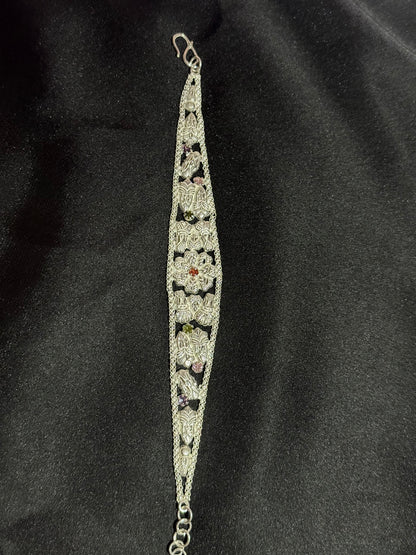 Silver di-piece Bracelet (lb004)