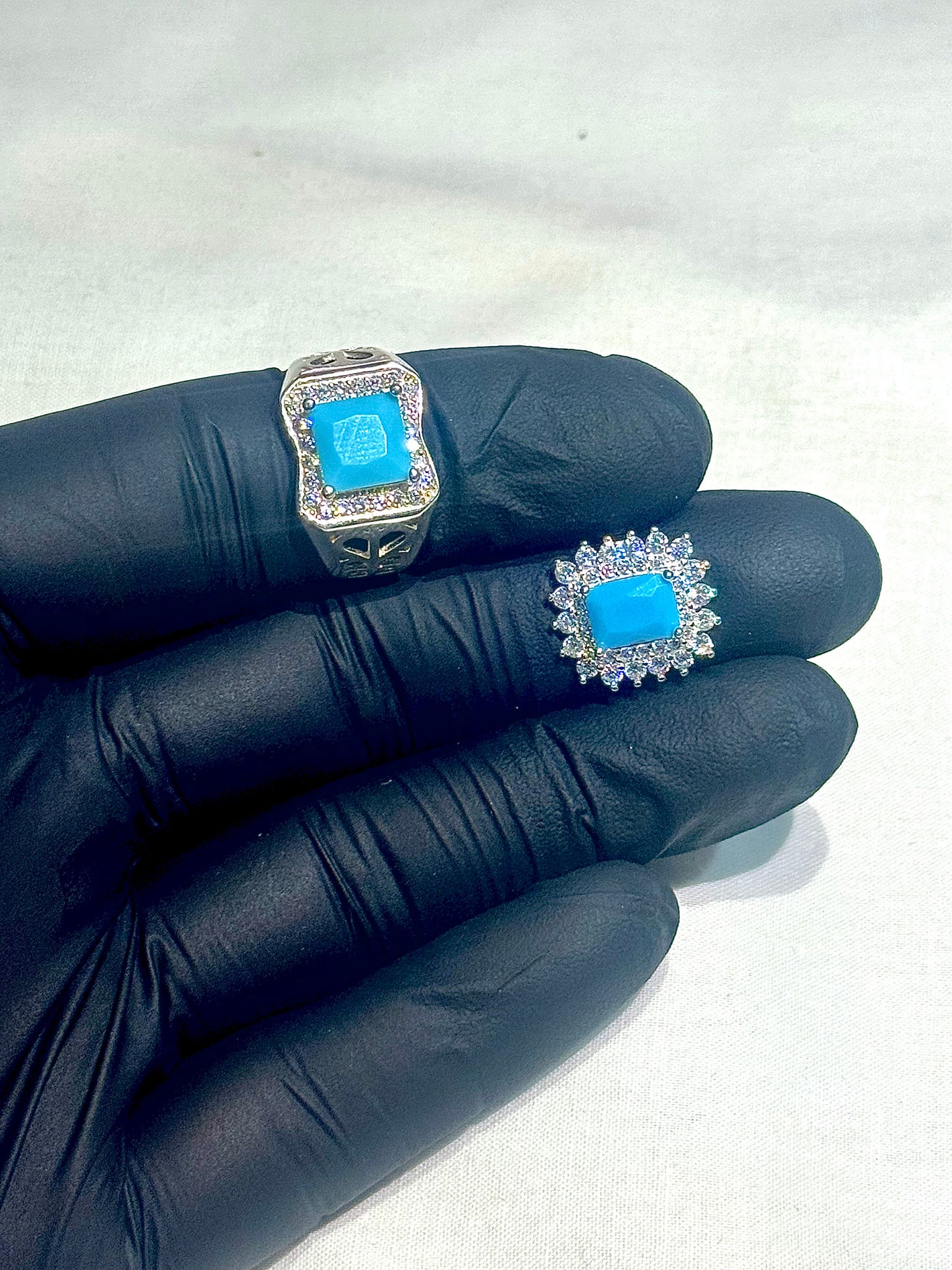 Silver 925 couple ring