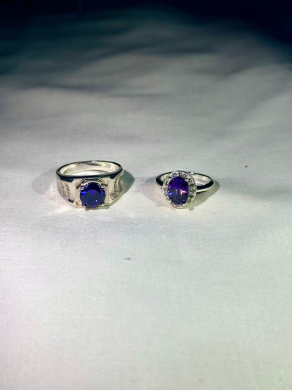 Silver 925 Couple ring