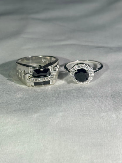 Silver 925 Couple ring