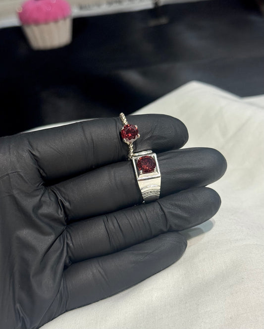 Silver 925 Couple ring