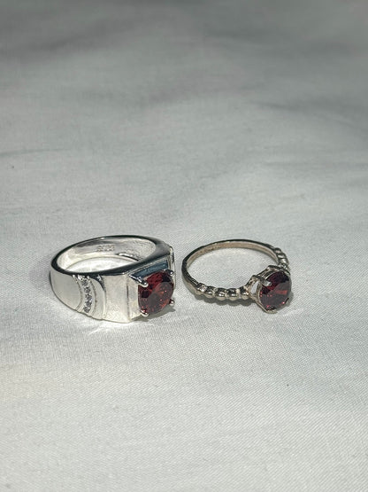 Silver 925 Couple ring